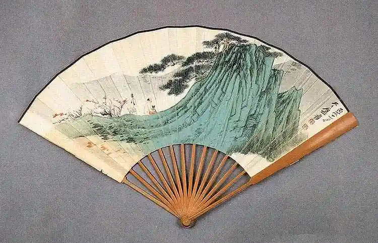 张大千先生写意泼墨泼彩山水欣赏