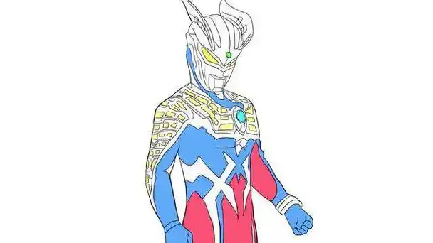 画的赛罗奥特曼 赛罗奥特曼怎么画