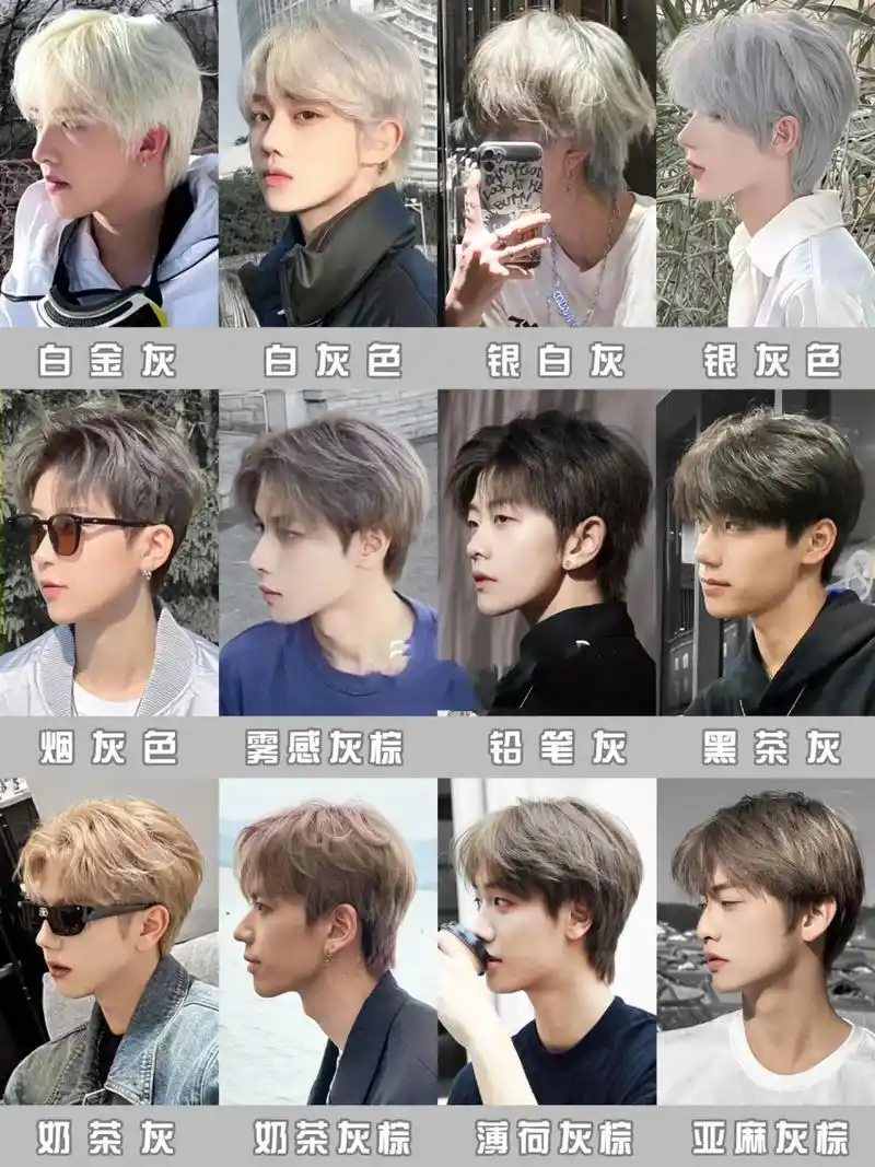2023男生流行显白发色推荐97潮男必看7515	"想要换头 变潮酷变