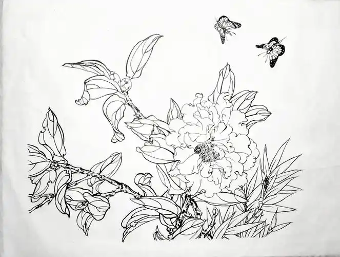 白描临摹习作|纯艺术|国画|未囿 - 原创作品 - 站酷 (zcool)