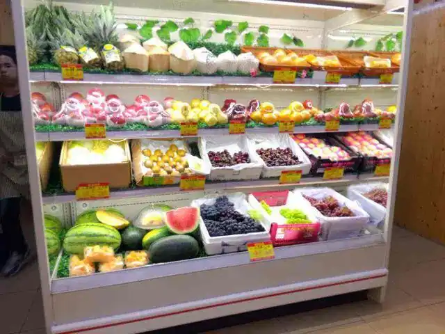 风幕柜水果摆放图片