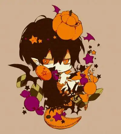 万圣节小恶魔 q版家教