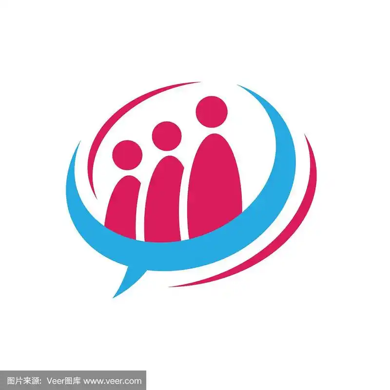 摘要连接团结人民的社区标志