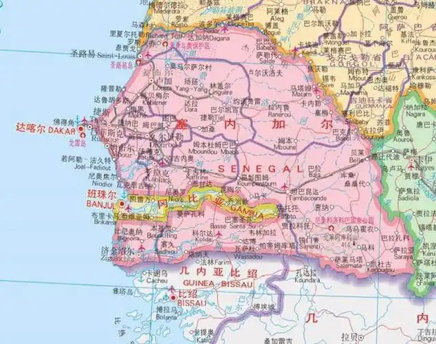 而冈比亚国土面积才1万多平方公里,人口才200多万.