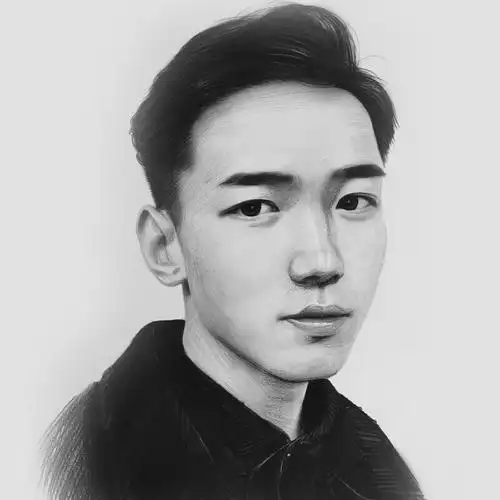 高端绘照片画头画像代素人像肖像彩铅自画像真人描像y设计定制奢