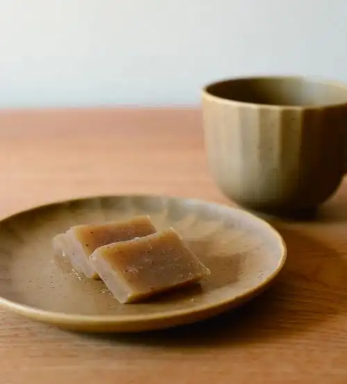 日式点心,赤豆羊羹.