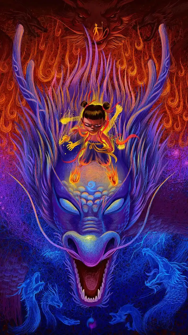 上热门 #iphone壁纸 #哪吒之魔童降世 - 抖音