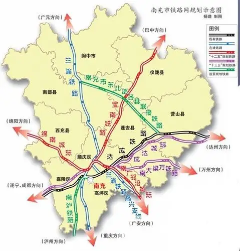 汉巴南快速铁路纳入国家铁路"十三五"规划并早日开工