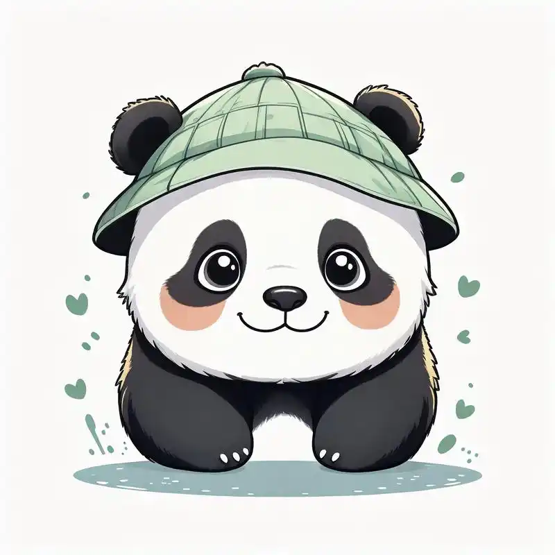 谁能拒绝呆萌可爱的熊猫头像呢?