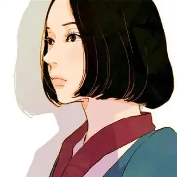 2020个性手绘女生头像彩色素描高清图真实的日子还是一个人过