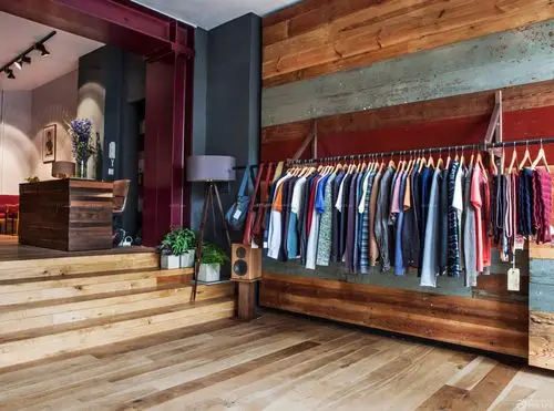 男服装店背景墙设计装修效果图片大全