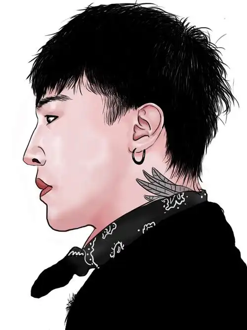 板绘|权志龙|插画|创作习作|小戴戴denise_原创作品-站酷zcool