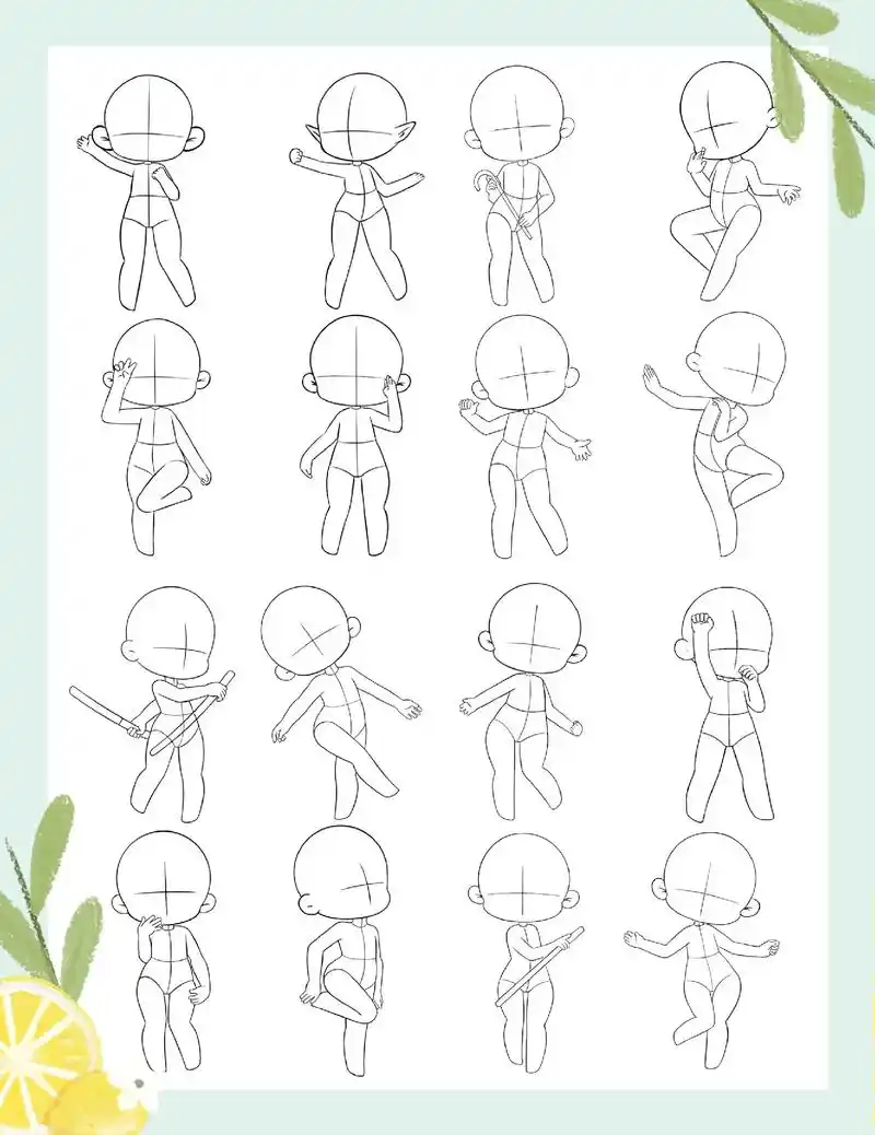 5头身动态合集#q版 # - 抖音