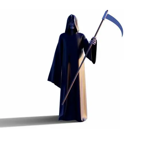 3d立体死神拿着镰刀850307png图片素材