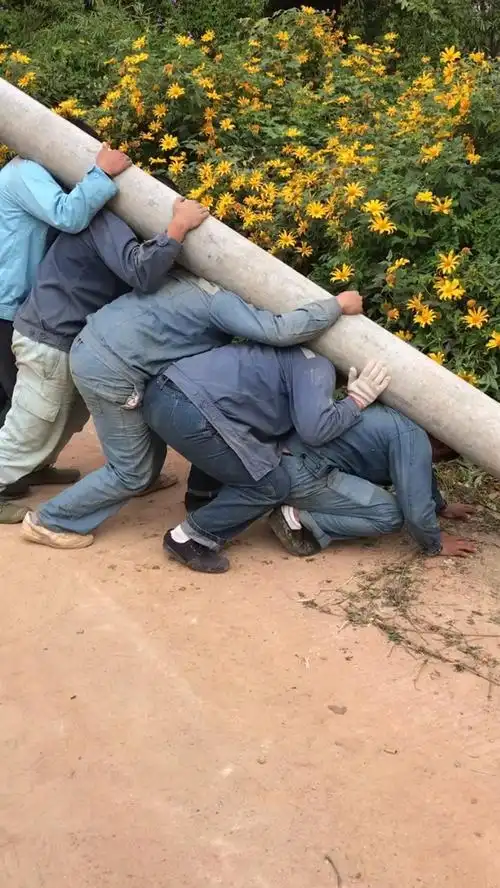 父亲就是这样扛起一个家的,这个画面很心酸