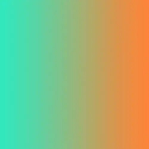 小清新橘色绿色渐变