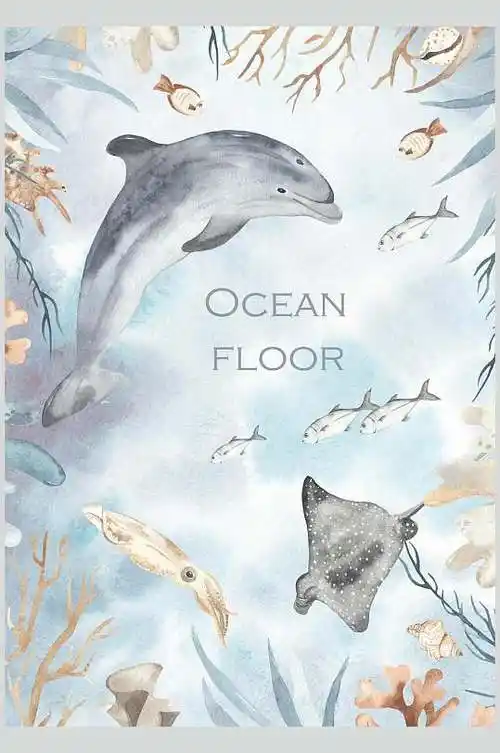 水彩手绘海洋生物素材