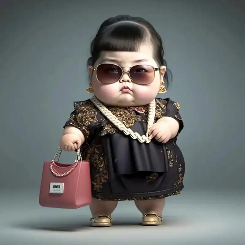 微胖女孩头像集锦,拿走不谢微胖02