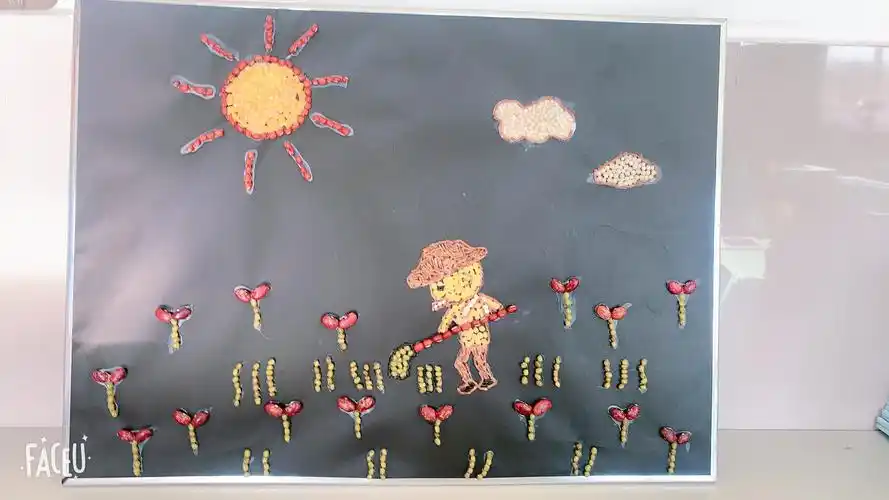 一年二班一班一品——种子画