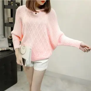 搭配短裙蓬蓬裙的女人上衣服秋冬装外穿短款高腰针织衫打底毛衣潮
