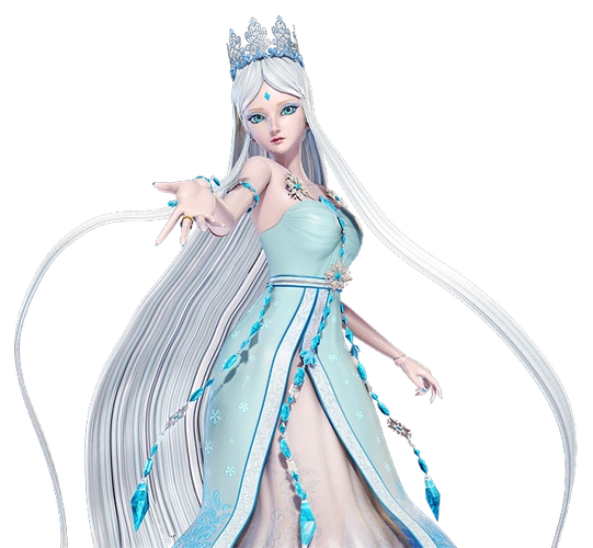 冰公主 叶罗丽仙子,水王子的妹妹,冰系精.