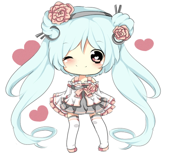 q版二次元的美少女感觉萌萌哒呆萌