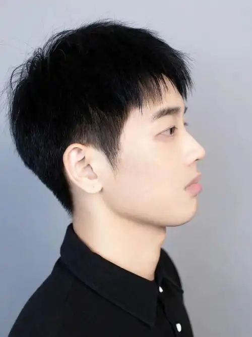 不用打理也能很帅的男生基础款发型!-友友