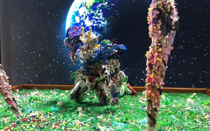 真萌新制作高达00r战损做旧花海(带教程)