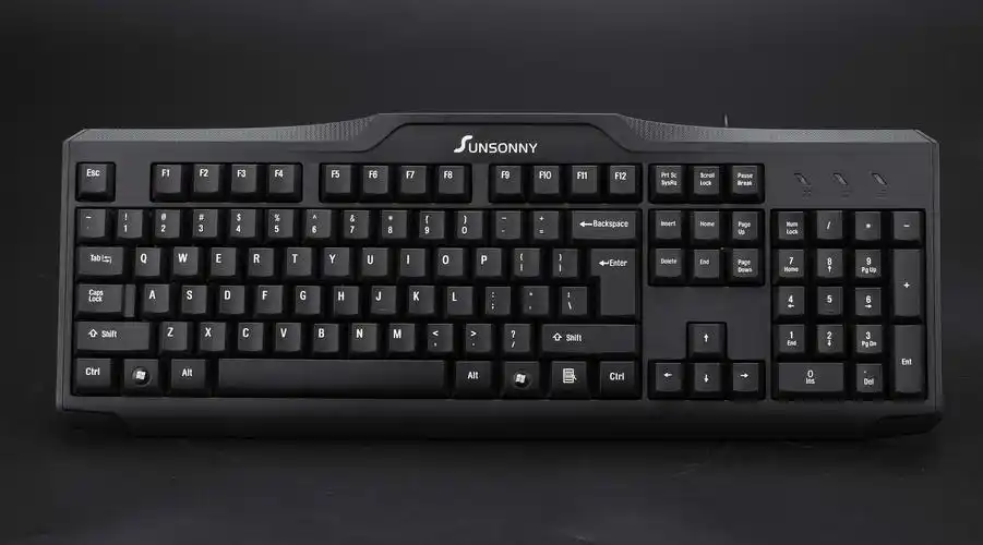 森松尼sk1u 有线键盘 usb接口游戏键盘 网吧键盘 防水键盘 办公