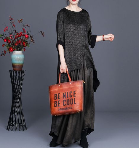 2021春新款大码女装人丝不规则上衣阔腿裤两件套胖mm时尚休闲套装