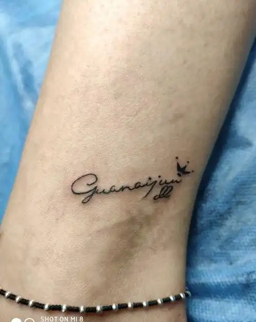 小图纹身图片_腿部纹身图案