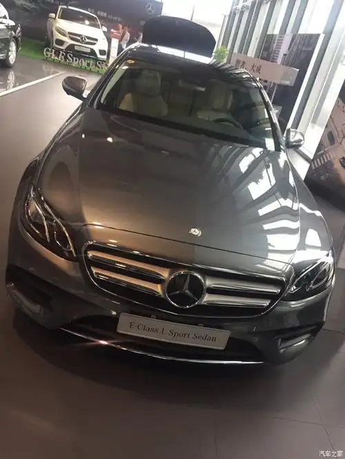 求奔驰新e300l月光灰实物图