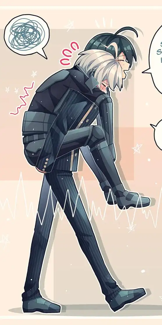 《弹丸论破》最原终一x机望kibo,动漫全面屏壁纸分享