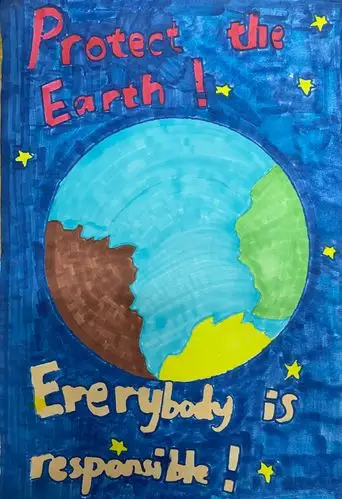 新安小学第四届英语节系列活动——六年级英语海报设计大赛