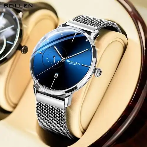 瑞尼世家手表男士机械表大牌全自动防水时尚腕表国产腕表