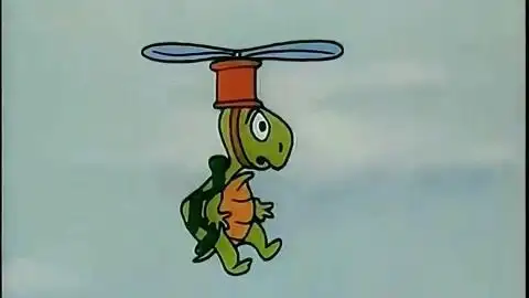 一只拥有飞天梦的乌龟,最终永久的"飞上了天空".#搞笑动画