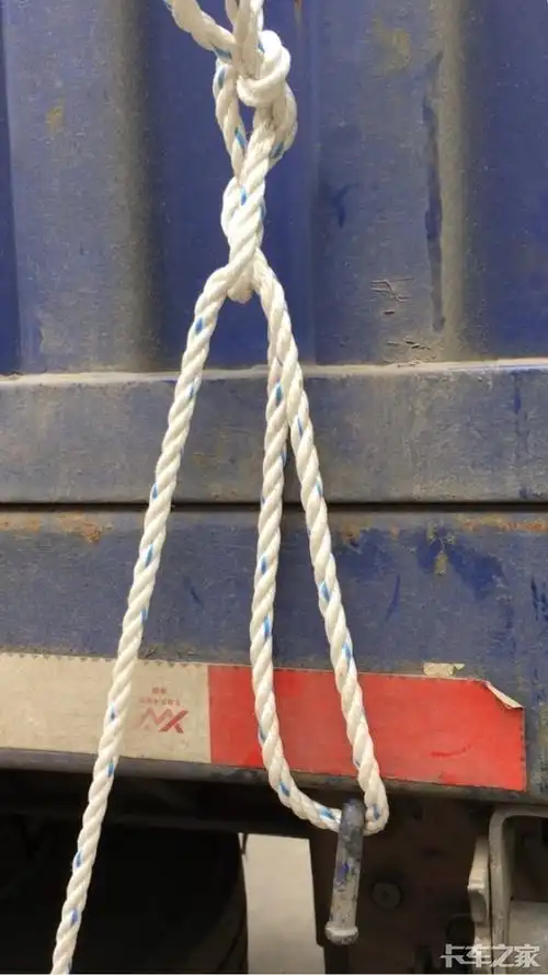 长途卡男说货物捆扎歪评常用绳结