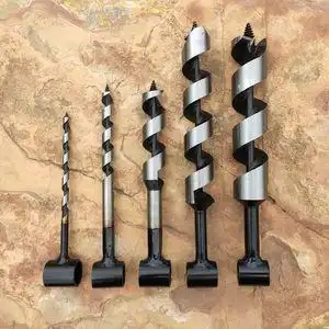 麻花钻木工手钻加长手拧小钻头支罗钻多用开孔器户外桦树取水钻头