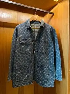 supreme lv联名四口袋牛仔外套 男女上身都超好看 百搭百穿