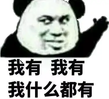 我有我有,我什么都有(熊猫人举手)