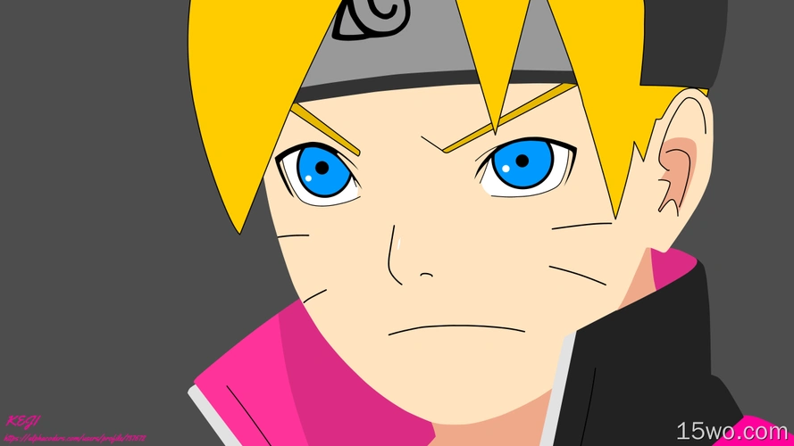 boruto uzumaki blonde blue eyes boy 高清壁纸 7680x4320壁纸 动漫