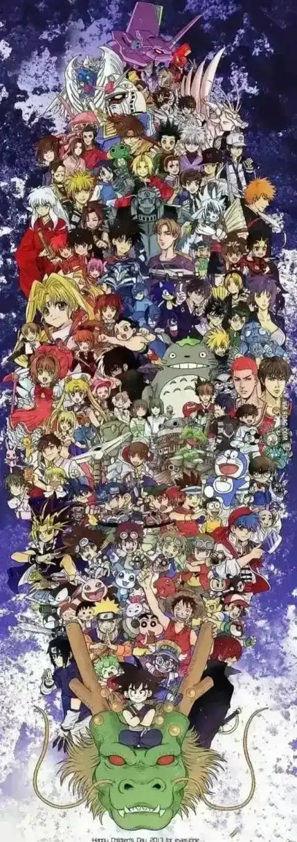 一张图就可以看清楚各个动漫人物在日漫中的江湖地位!