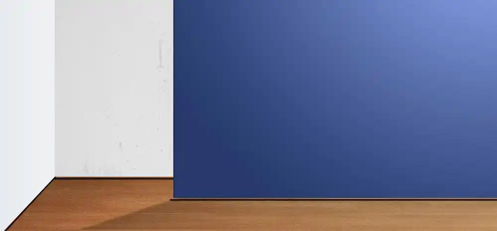 简约现代感灰蓝色室内空间家用电器海报背景