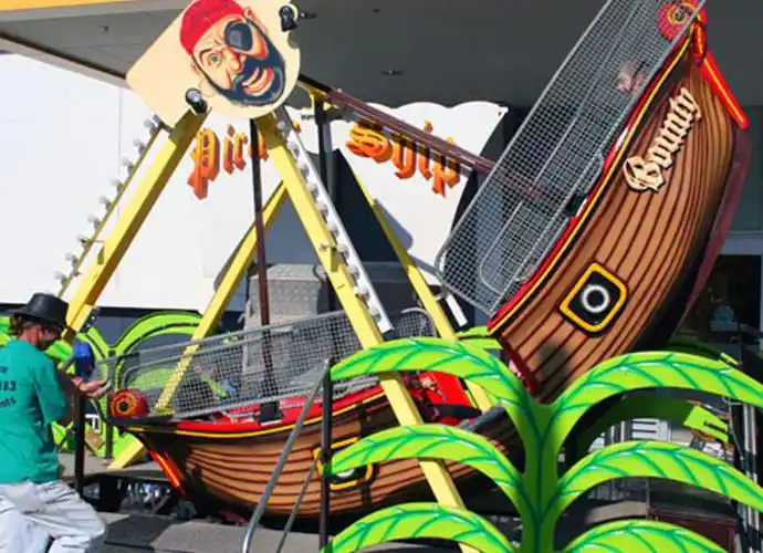 swinging pirate ship