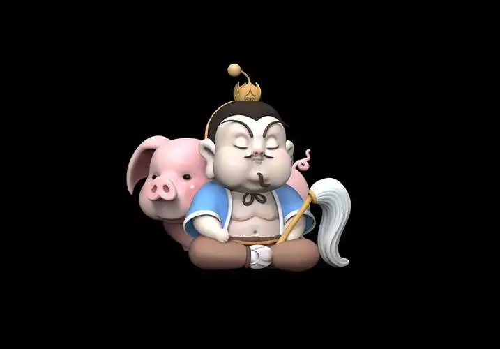 太乙真人 q版 哪吒