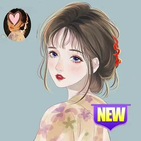 定制原创水彩风画师约稿漫画卡通设计情侣照片微信画头像油画风半身