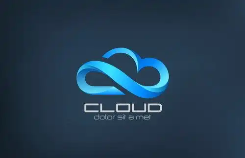 创意立体云朵logo