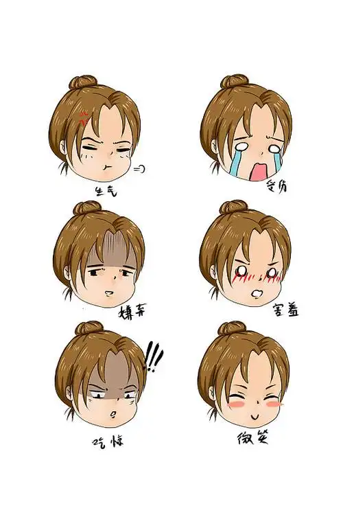 q版搞怪可爱表情合集-众图网
