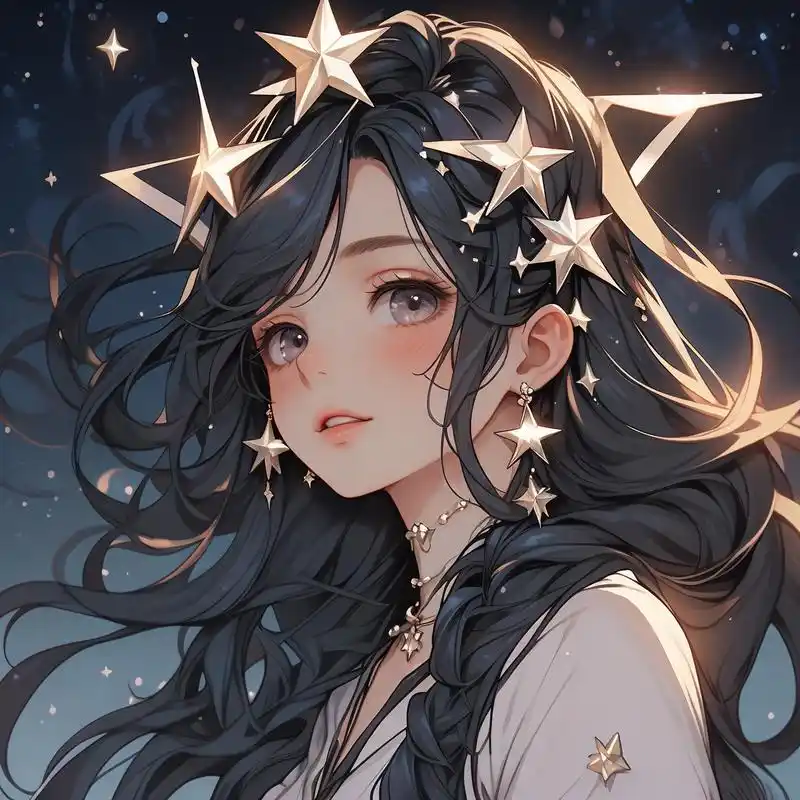 专属你的甜美瞬间 喜欢漫画风格的小仙女们,这里有一款超可爱的头像等