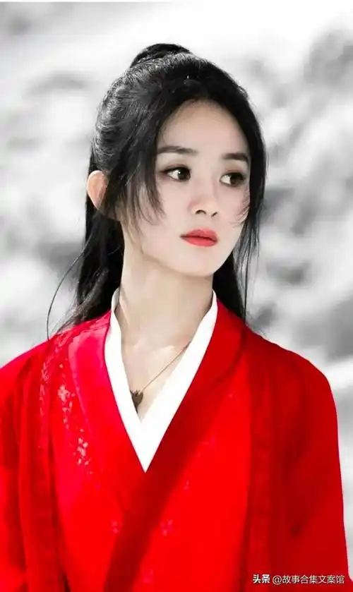 赵丽颖古装剧中的红衣造型,明艳动人,看看吧_笑容_姑娘_泪光